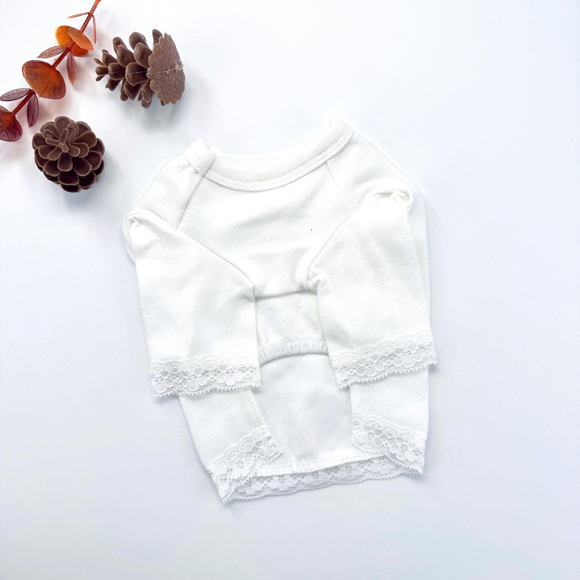 Lace Trim T-Shirt, S-2XL, Small Dog Clothes, Dog Summer Top, Dog Cute Top, Gift for Furry Friends, NKPUP - NKpup