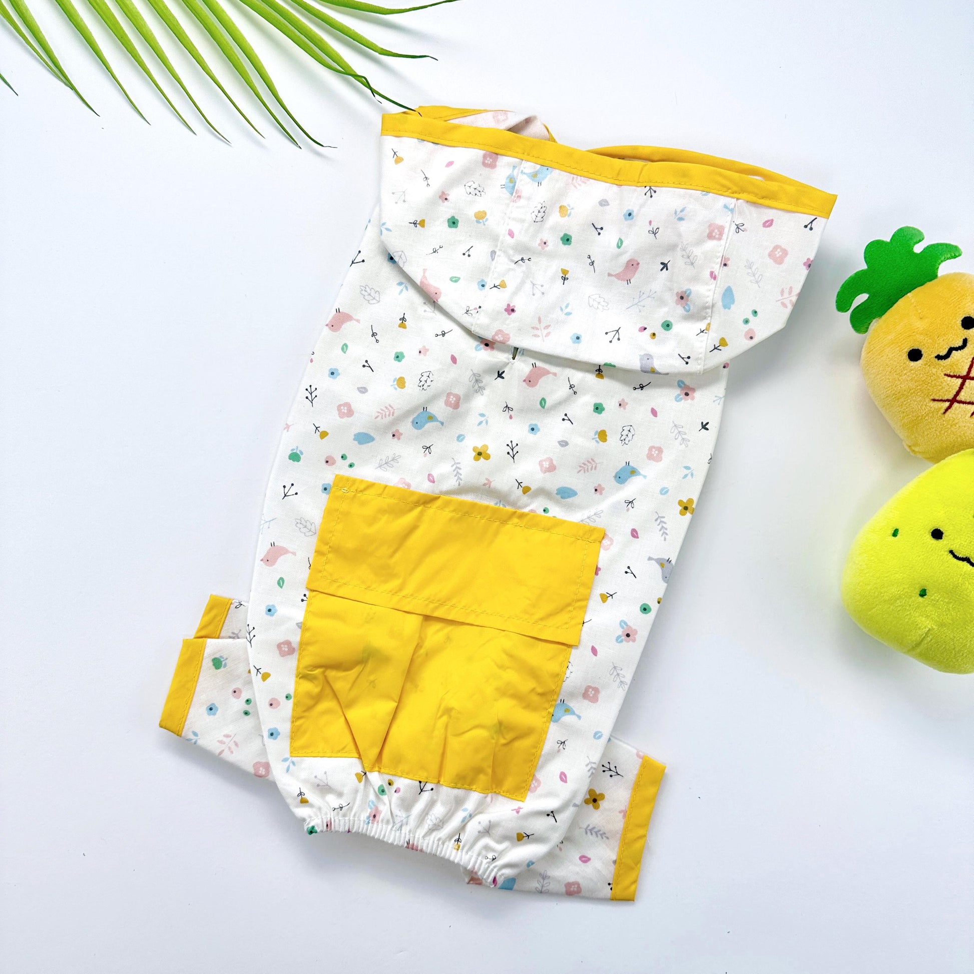 Sweet Garden Dog Raincoat, S-2XL, Waterproof, Poncho for Dog, Outdoor Raincoat for Dog, Dog Jacket - NKpup