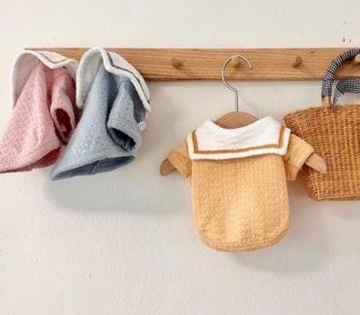 Cozy Sailor Tee, XS-2XL, Small Dog Clothes, Cotton Shirt, Dog-Tee, Dog T-shirt, Dog Top, NKPUP - NKpup