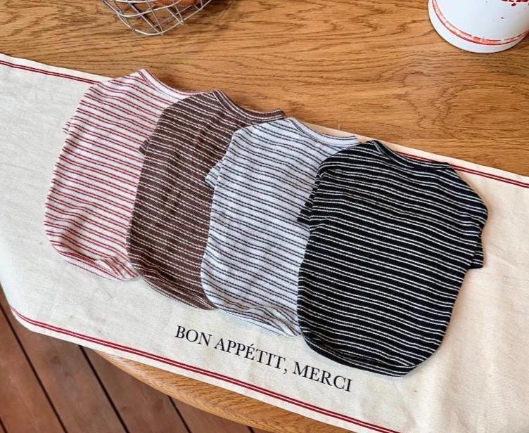 Everyday Stripe Tee, XS-2XL, Dog-Tee, Dog T-shirt, Dog Top, Dog Clothing, Dog Fashion, Dog Apparel, Undershirt for Dogs - NKpup