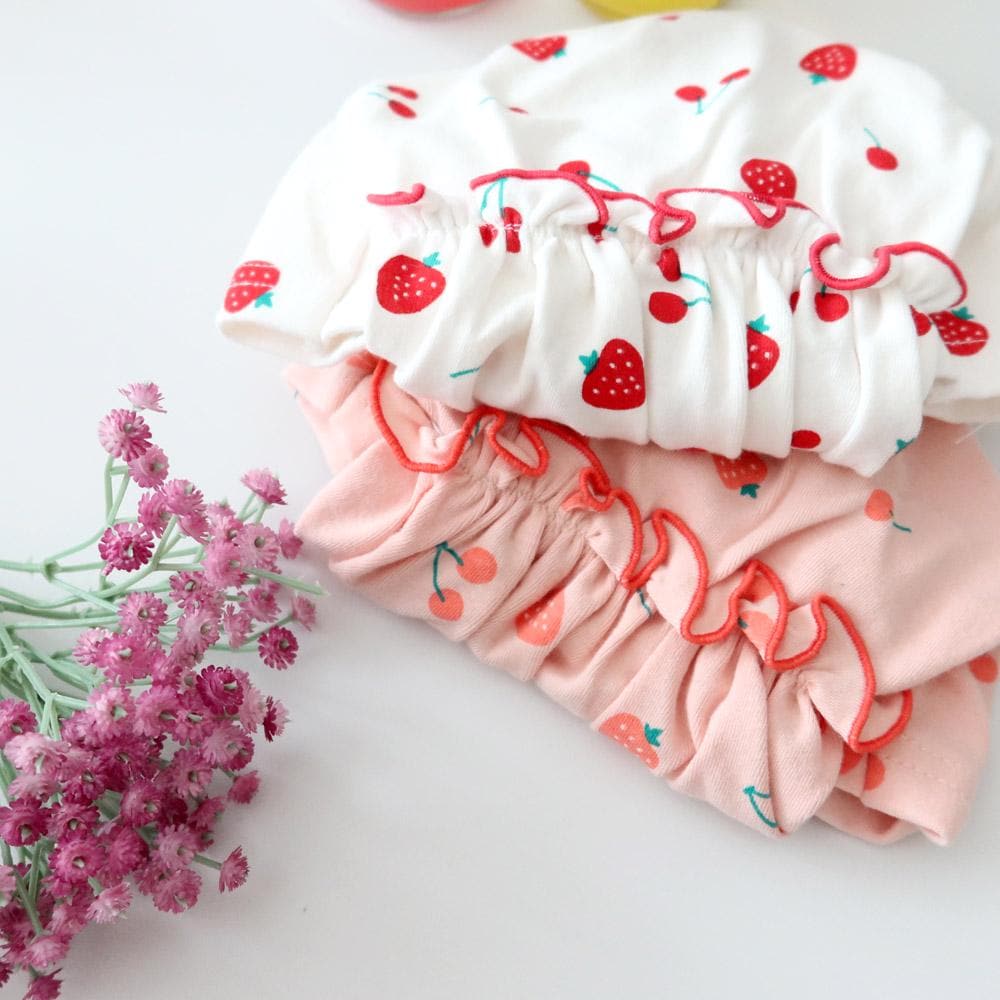 Strawberry Cherry Frill Overall, S-2XL, Dog Romper, Dog Jumpsuit, Dog Pants, Small Dog Clothes, Dog Apparel, NKPUP - NKpup