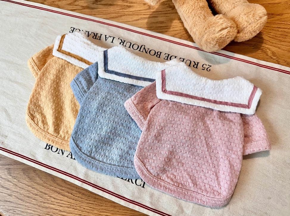 Cozy Sailor Tee, XS-2XL, Small Dog Clothes, Cotton Shirt, Dog-Tee, Dog T-shirt, Dog Top, NKPUP - NKpup