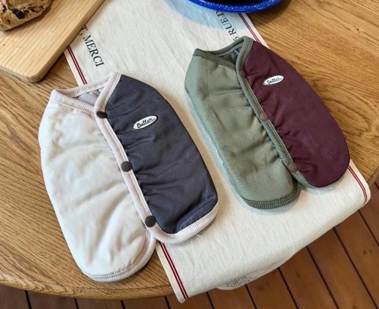 Tricolor Padded Dog Vest, Fleece Lined, Winter Layer - NKpup