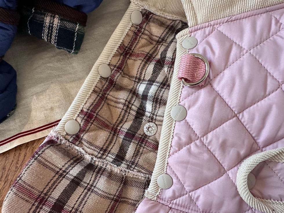 Quilted Padded Dog Dress, Water-Repellent Fabric - NKpup