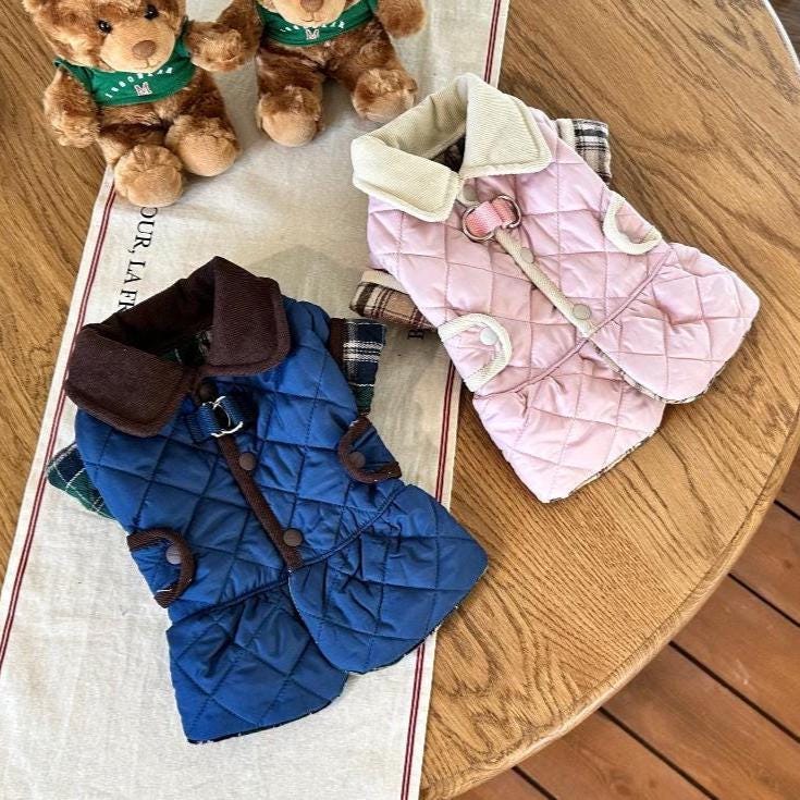 Quilted Padded Dog Dress, Water-Repellent Fabric - NKpup