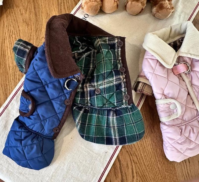 Quilted Padded Dog Dress, Water-Repellent Fabric - NKpup