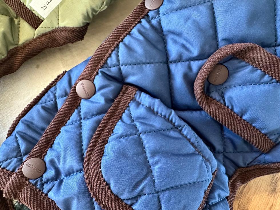 Quilted Padded Dog Overall, Water-Repellent Fabric - NKpup