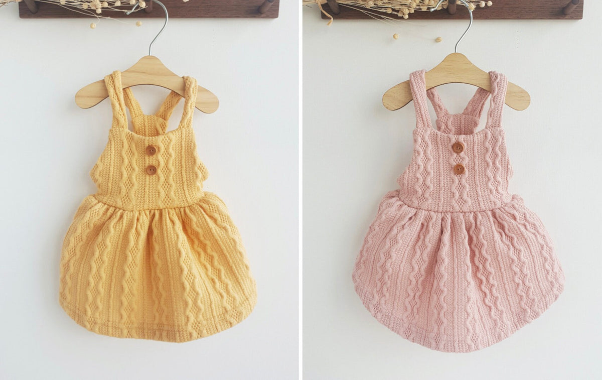 Suspenders Knit Dress