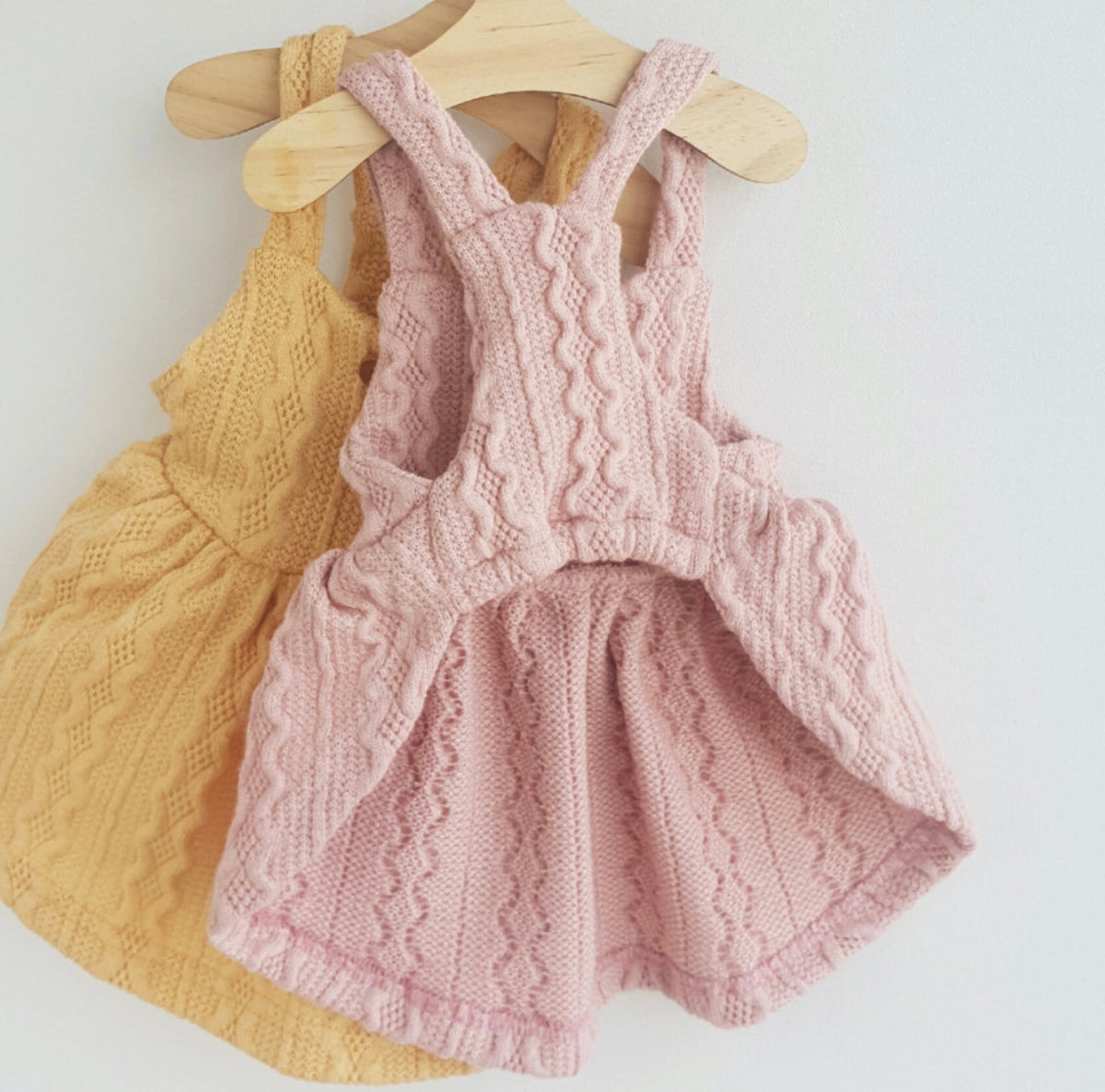 Suspenders Knit Dress