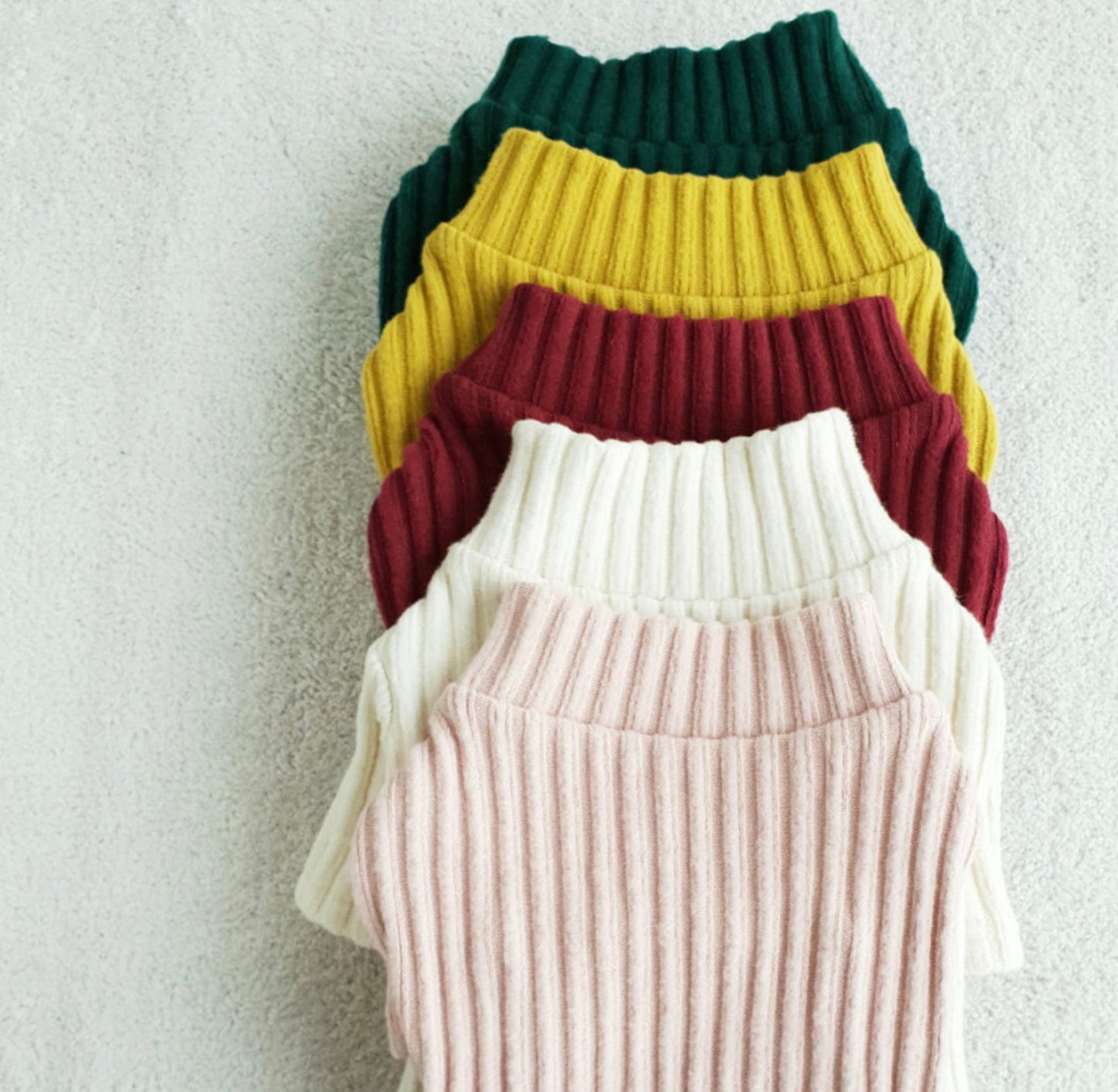 Ribbed Turtleneck Knit