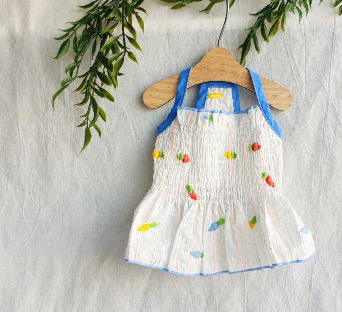 Fruit Smocked Dog Dress