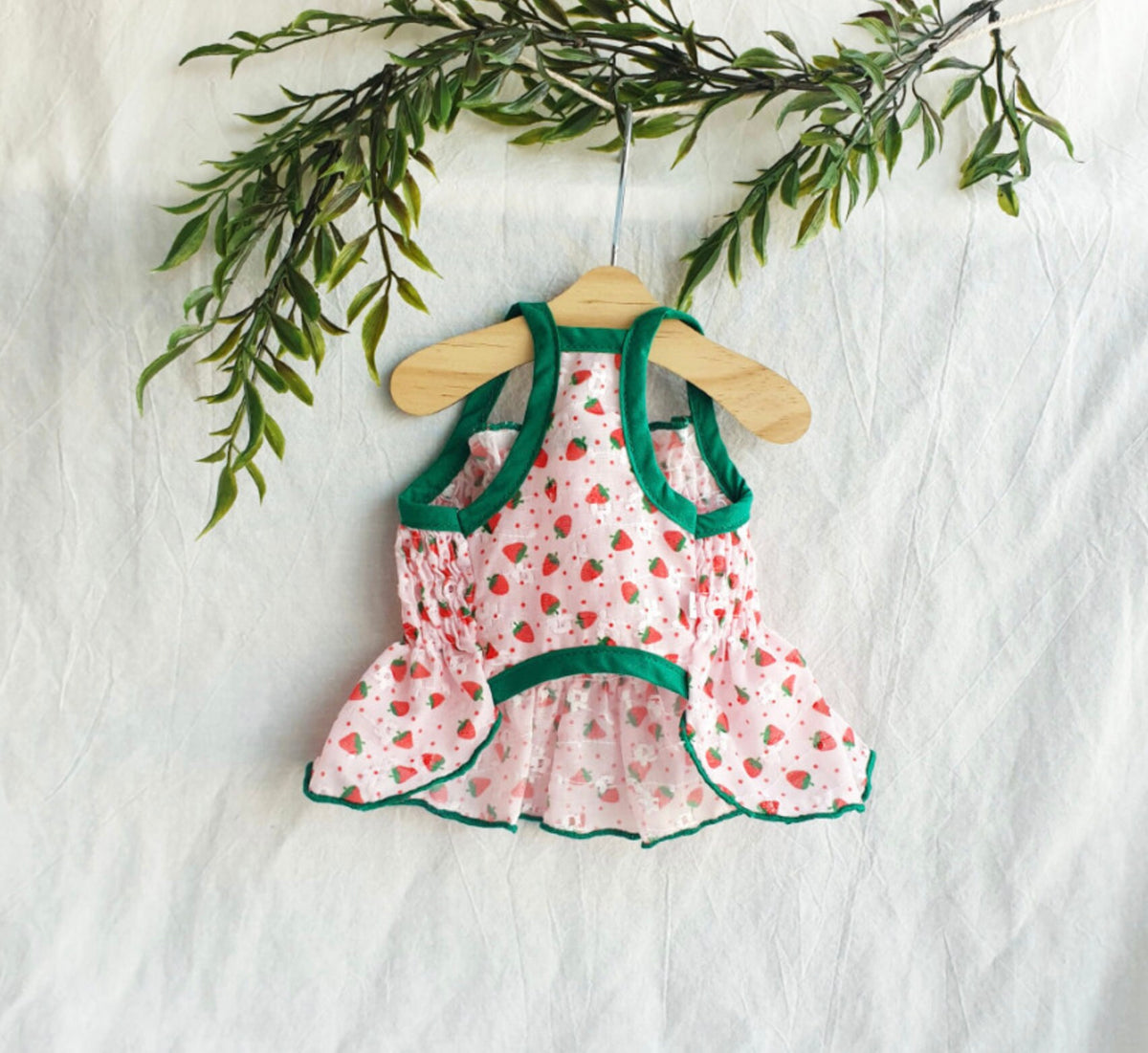Fruit Smocked Dog Dress