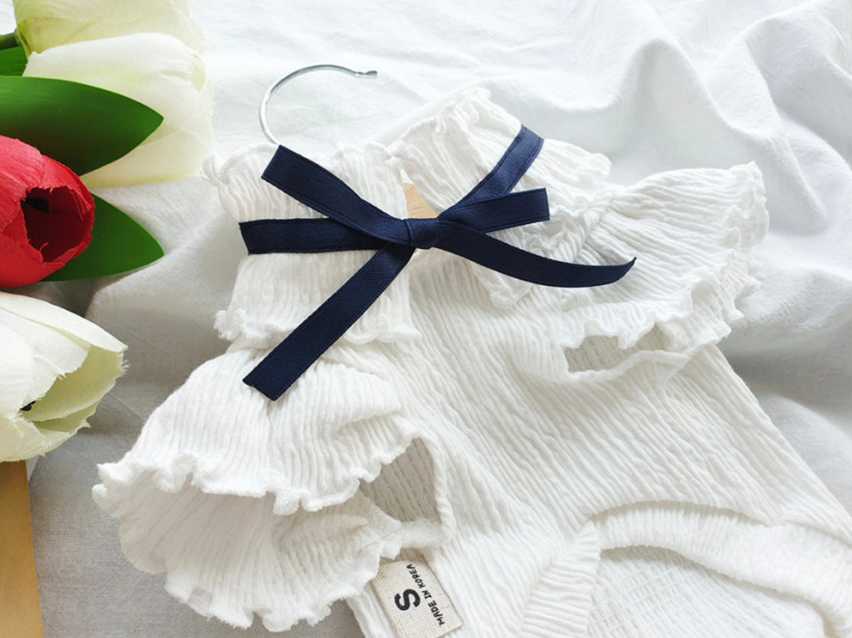 Lace Ruffle Dog Shirt