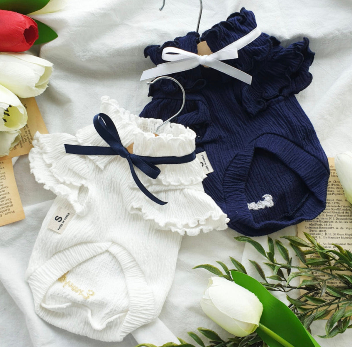 Lace Ruffle Dog Shirt