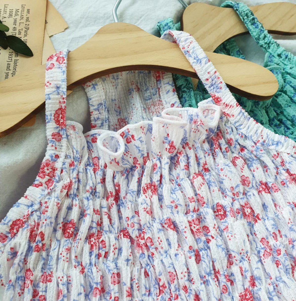 Floral Smocked Dog Dress