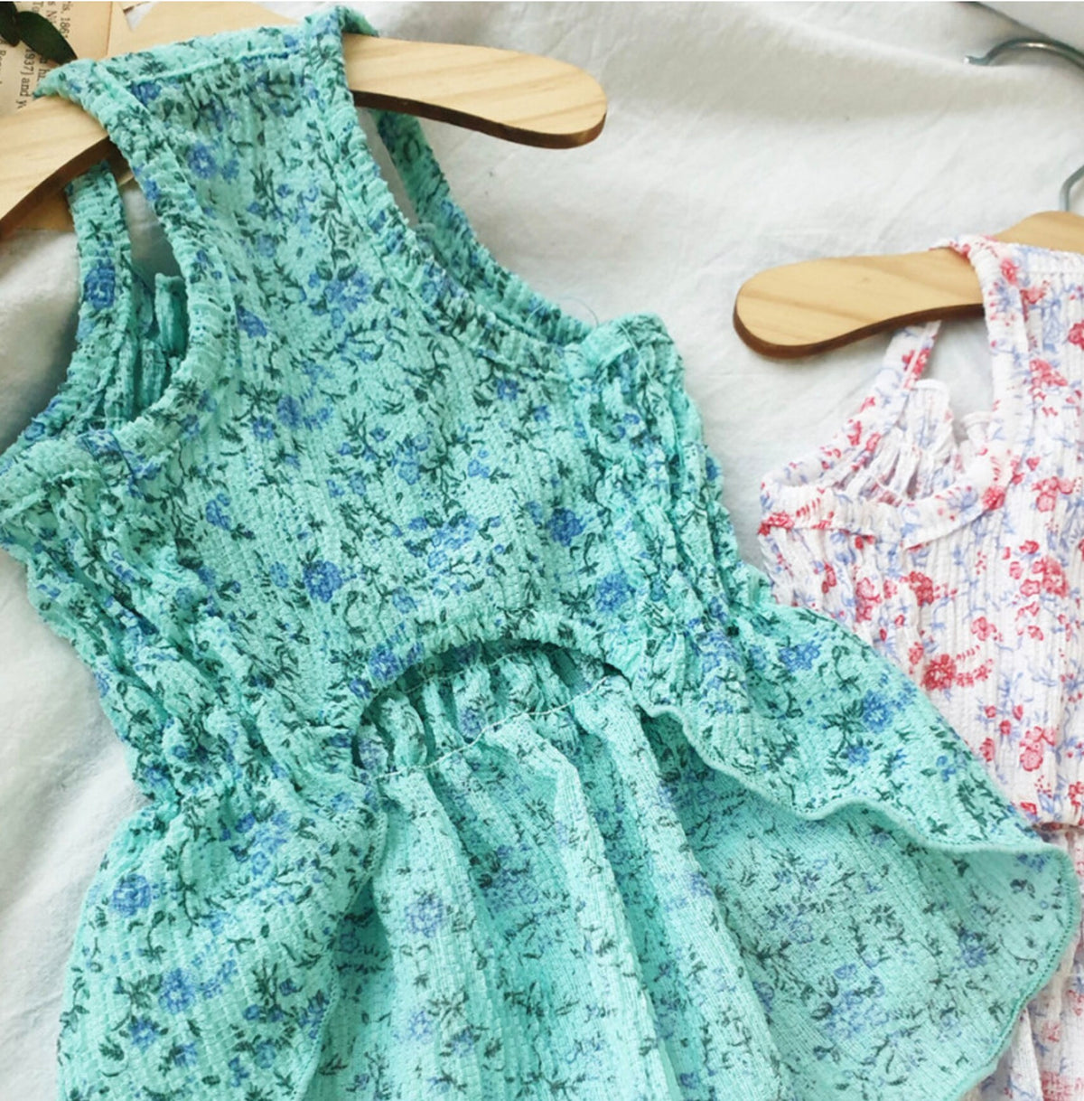 Floral Smocked Dog Dress