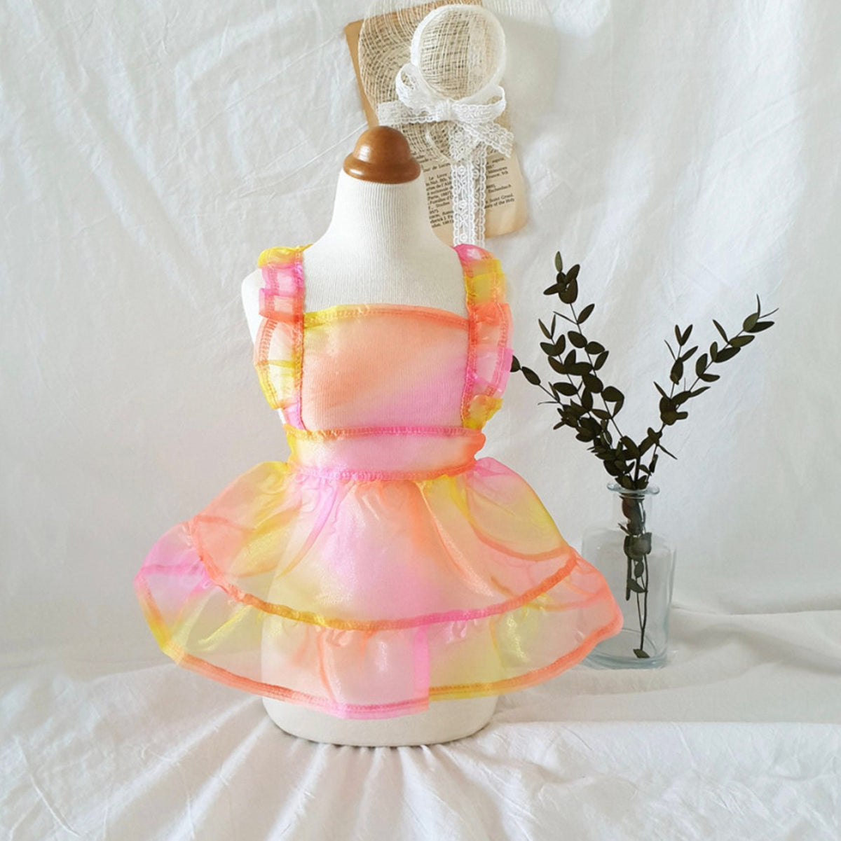 Sheer Organza Dog Dress