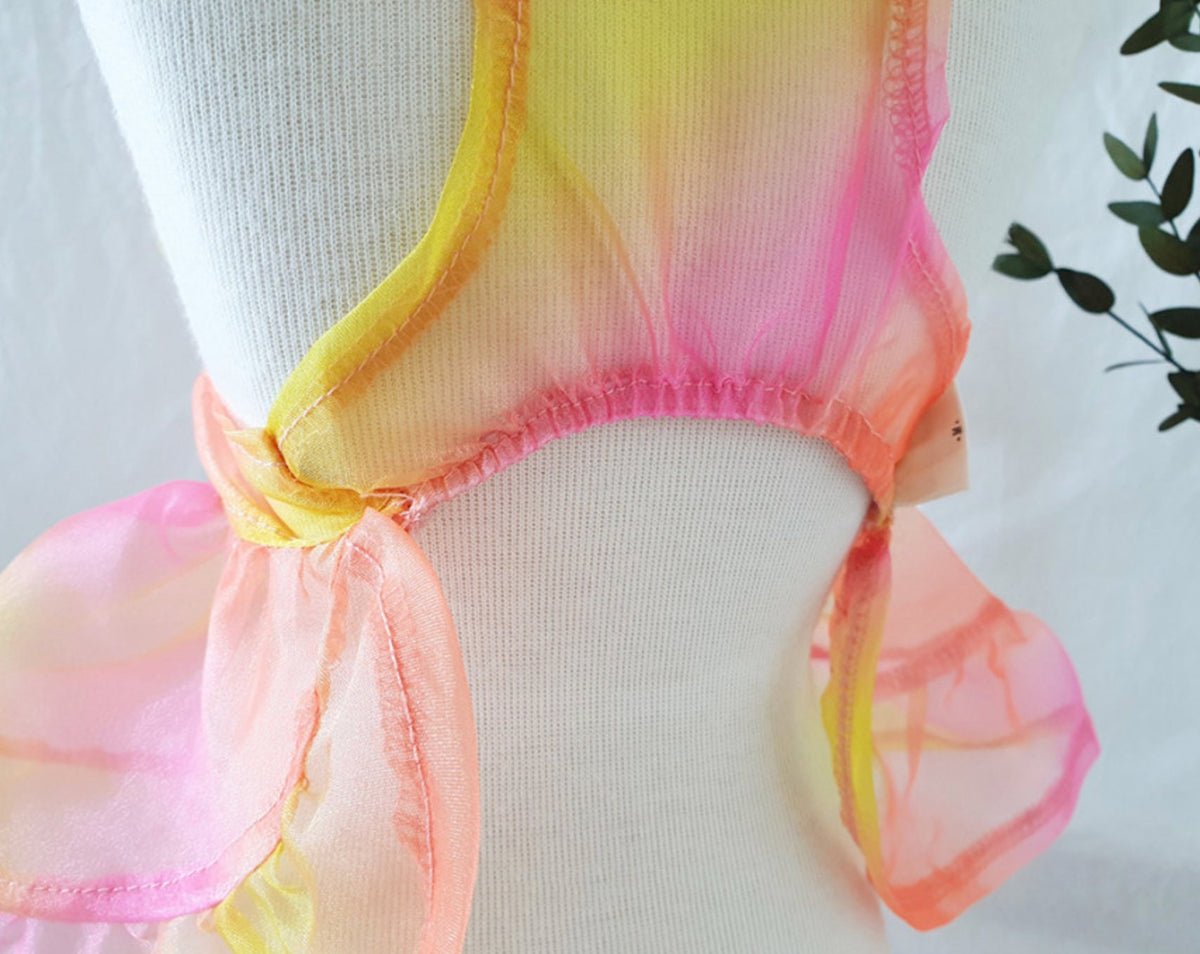 Sheer Organza Dog Dress