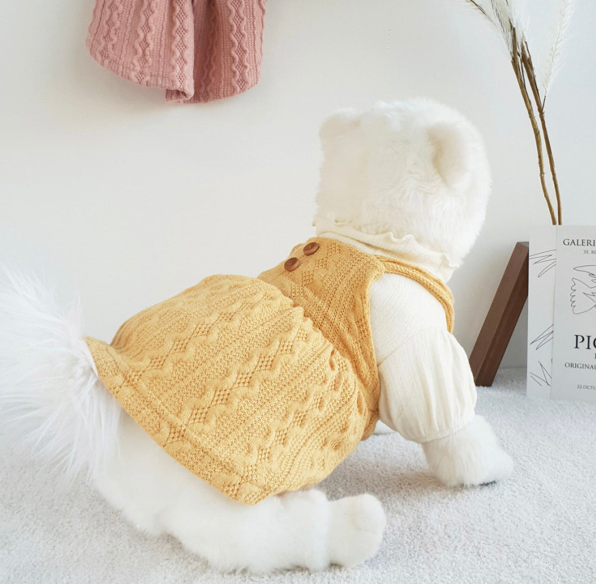 Suspenders Knit Dress