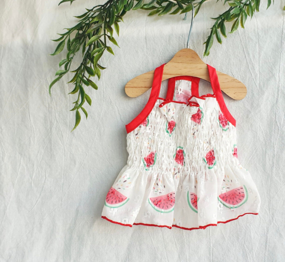 Fruit Smocked Dog Dress