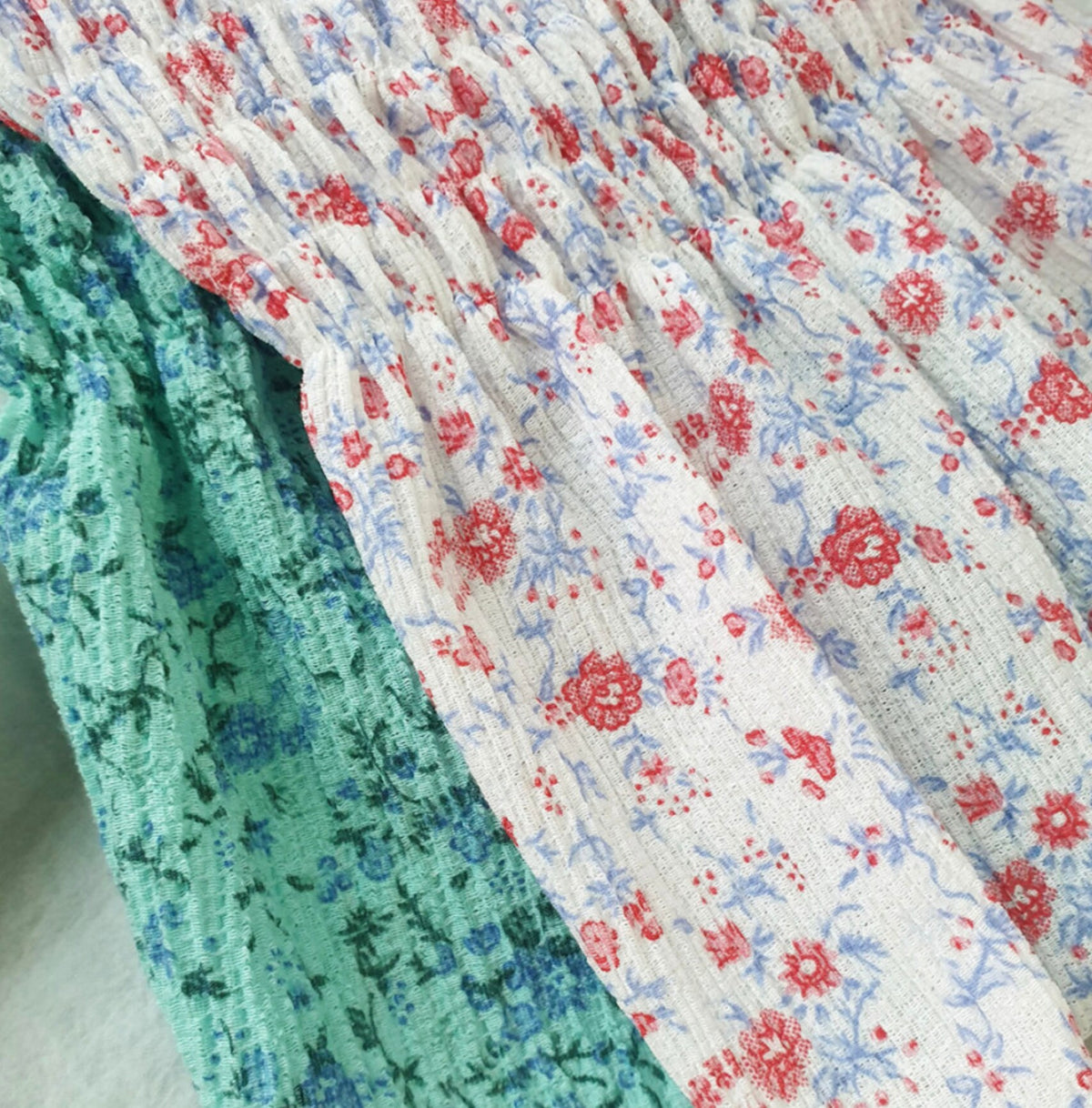 Floral Smocked Dog Dress