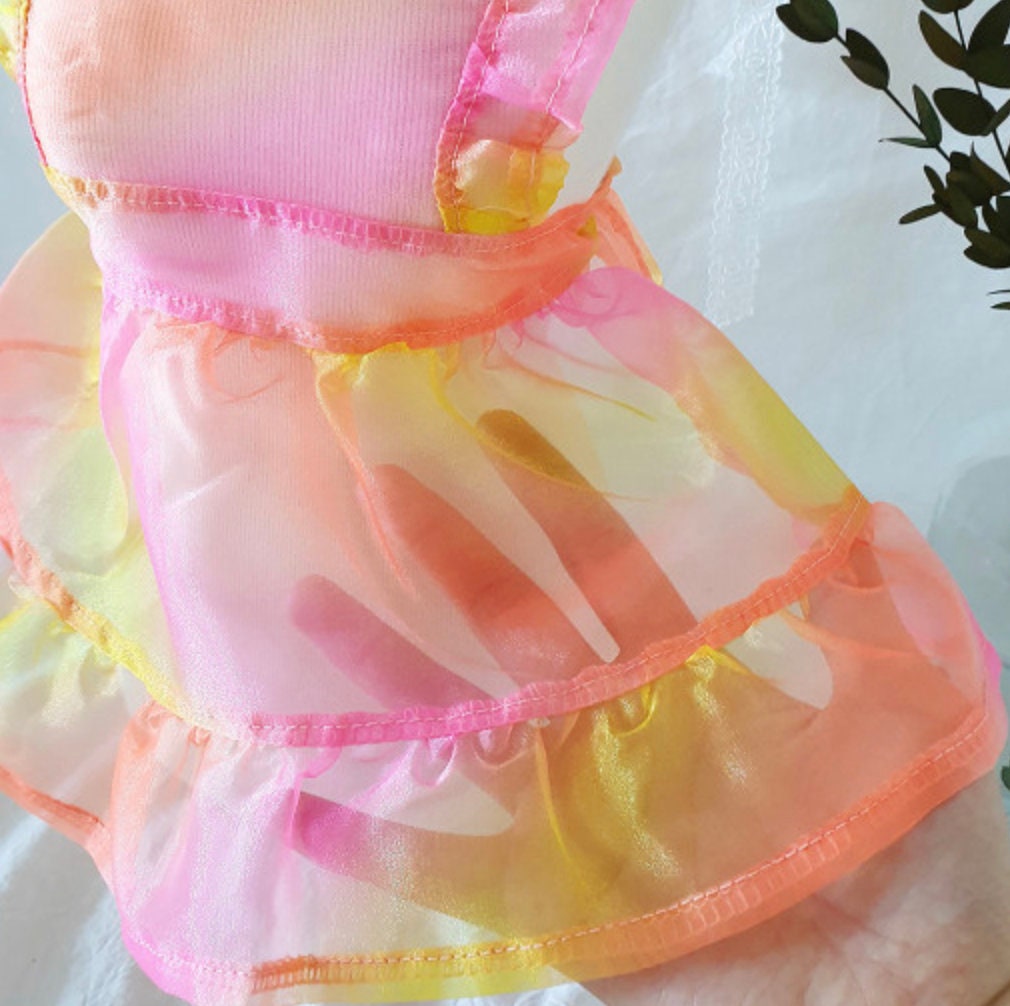 Sheer Organza Dog Dress
