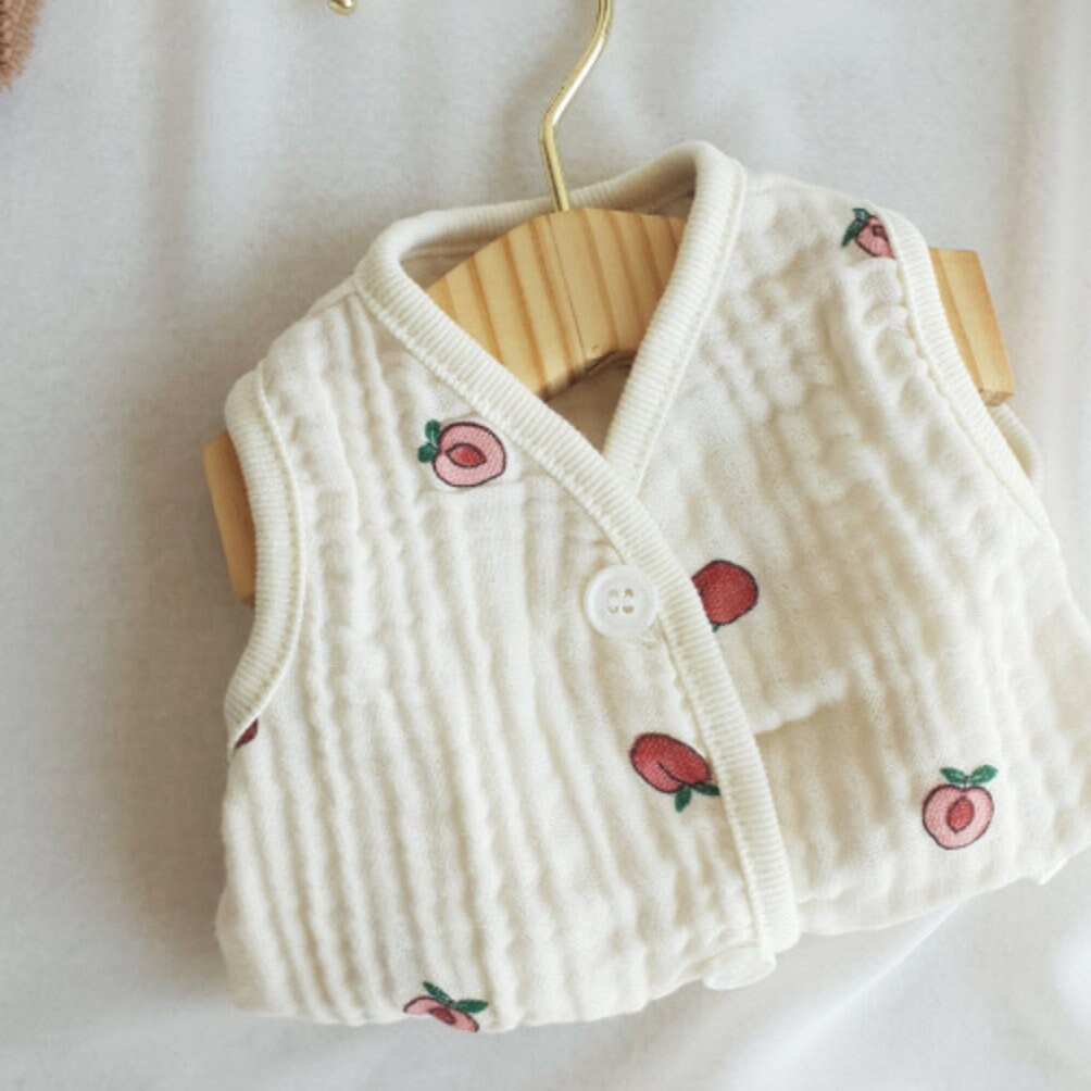Organic Peach Dog Vest