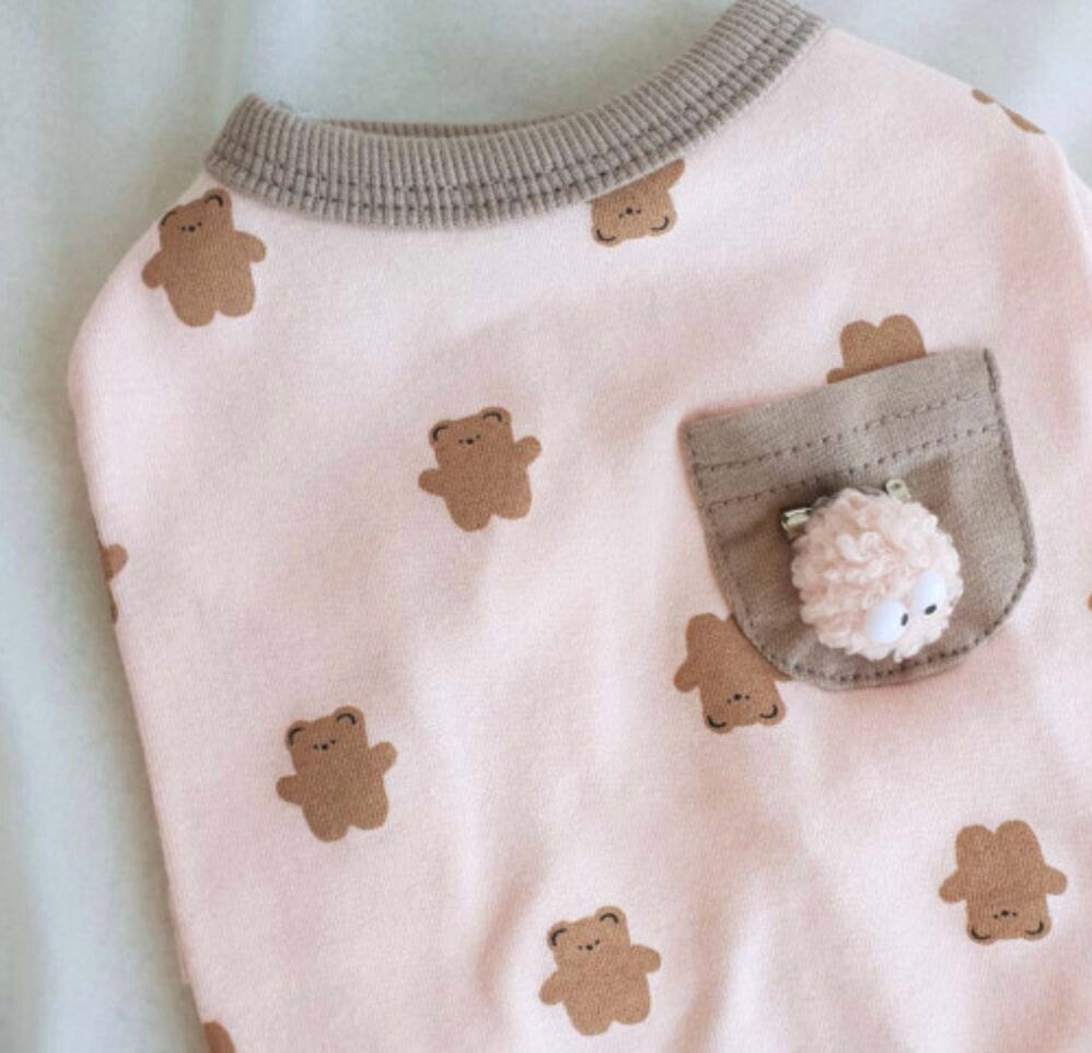 Teddy Bear Pocket T-Shirt