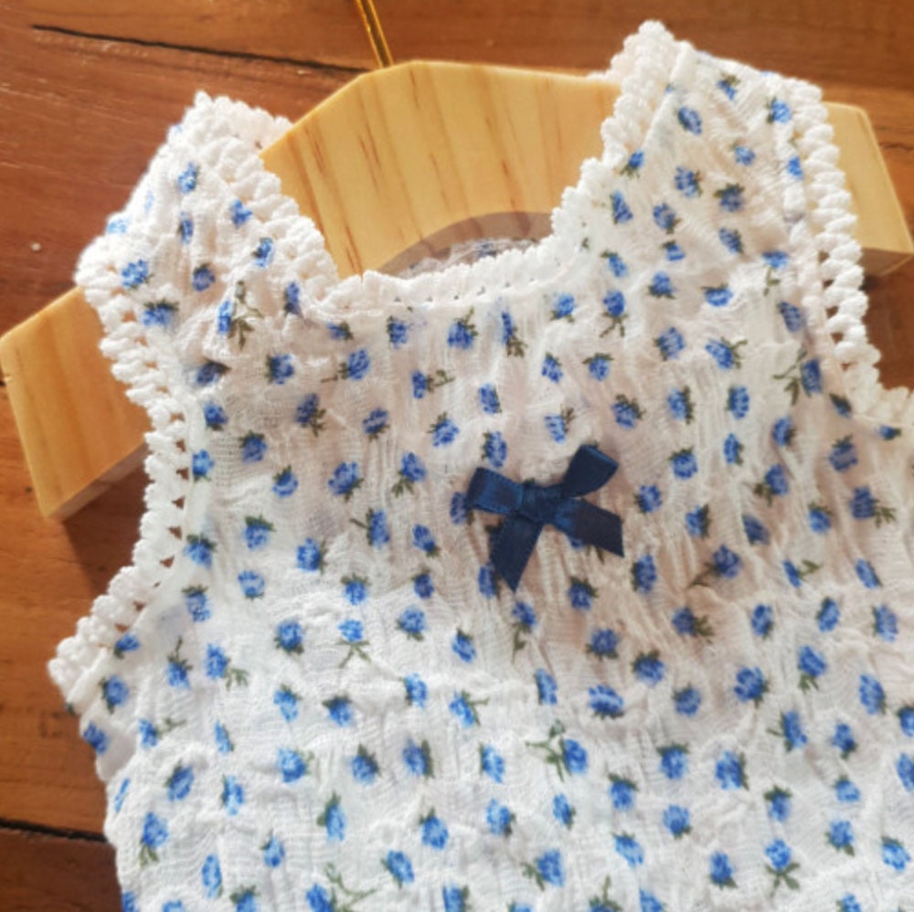 Tiny Floral Dog Tank Top
