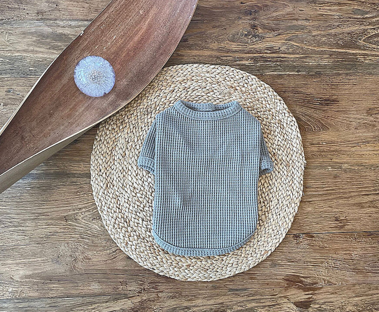 Waffle Round Knit