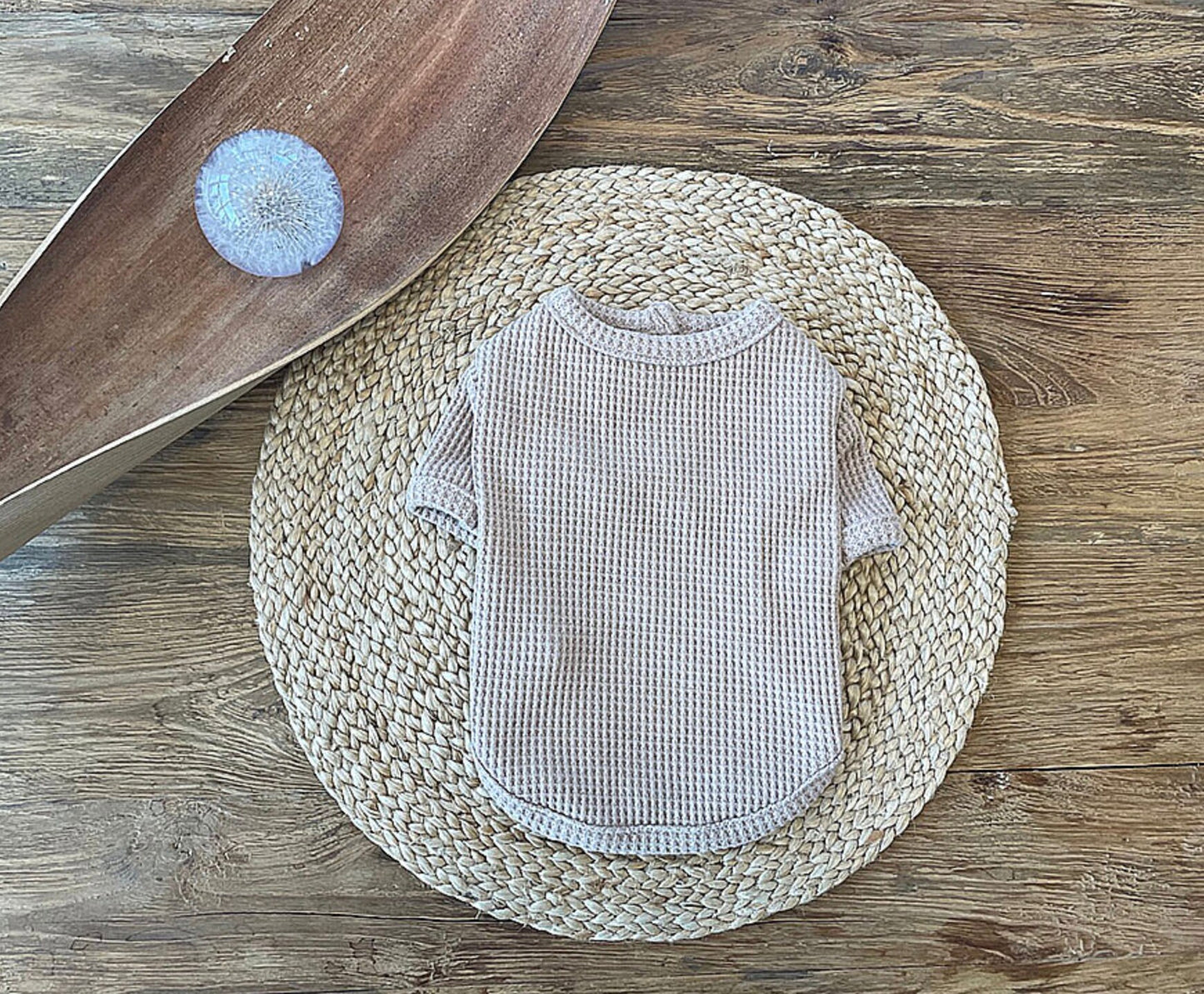 Waffle Round Knit