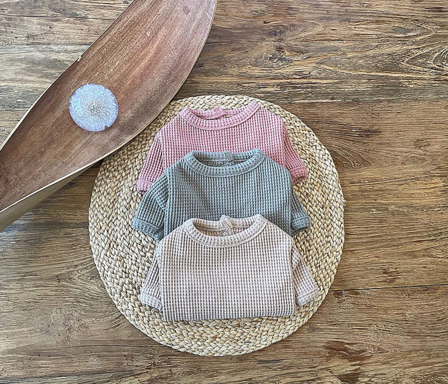 Waffle Round Knit