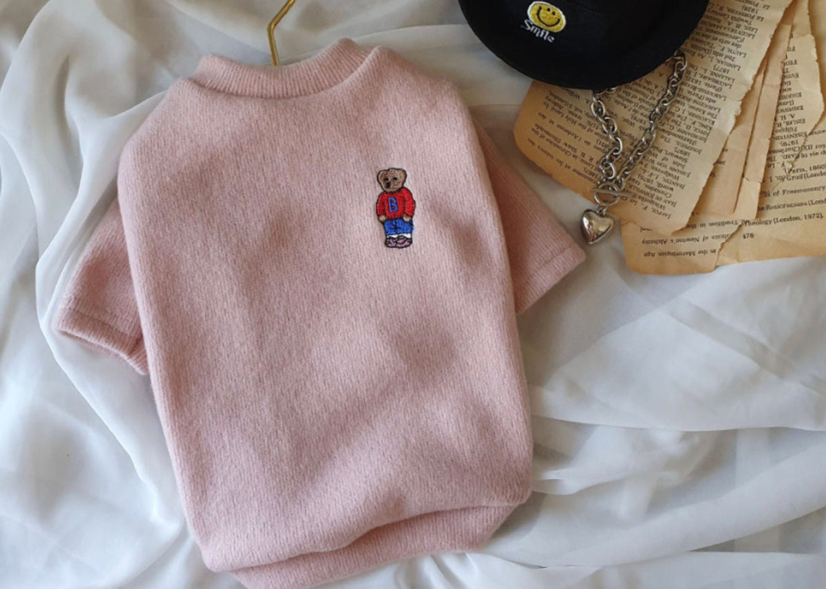 Teddy Bear Dog Knit Sweater
