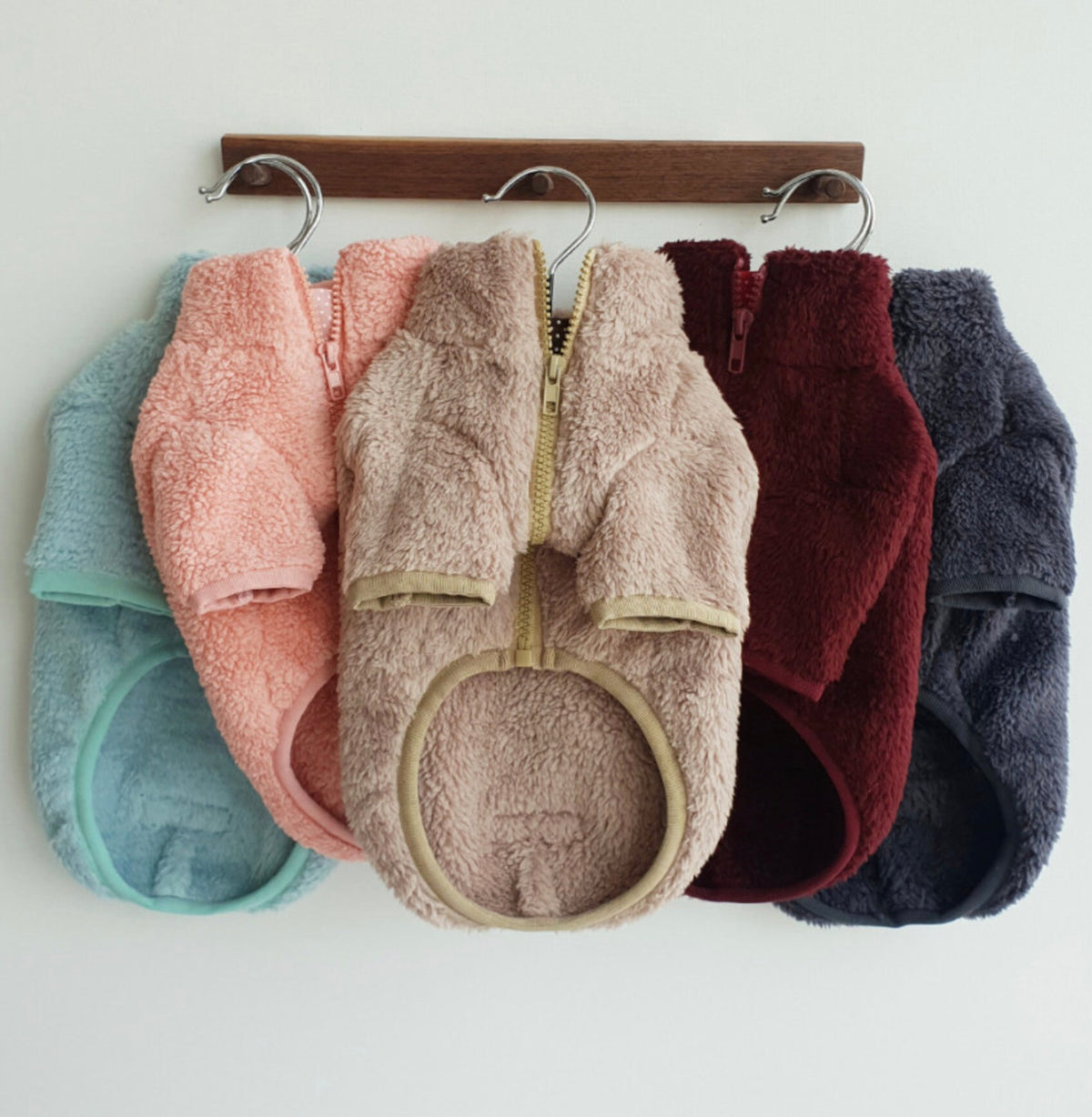 Thermal Fleece Zip-Up Dog Sweater