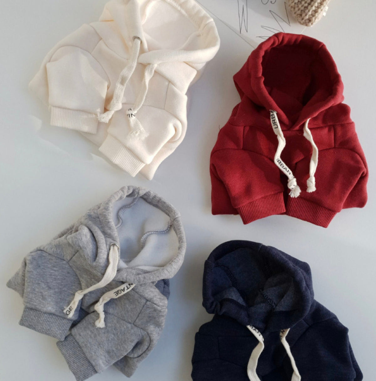 Solid Fleece Dog Hoodie