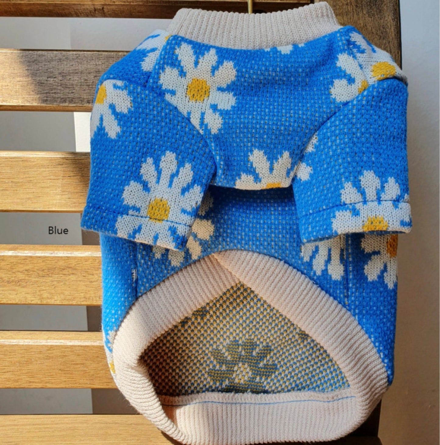 Daisy Pixel Knit Sweater