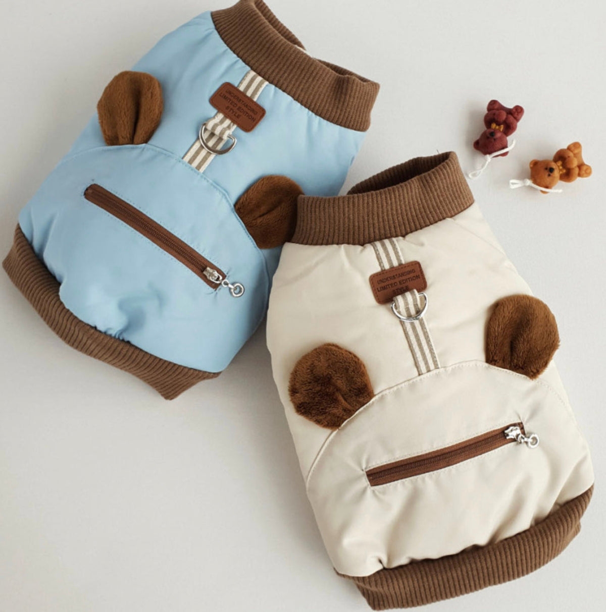 Bear D-Ring Dog Padded Vest