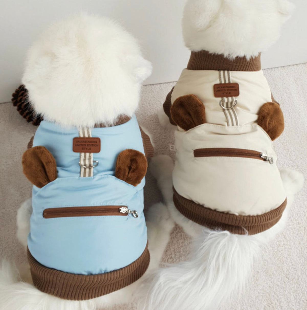 Bear D-Ring Dog Padded Vest