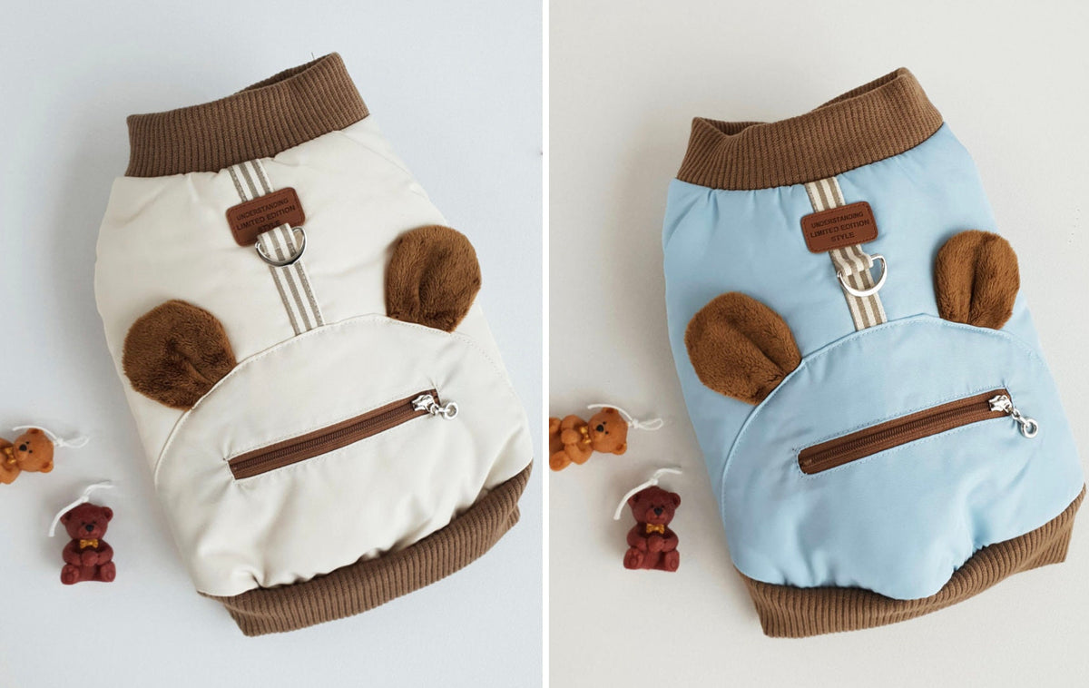 Bear D-Ring Dog Padded Vest