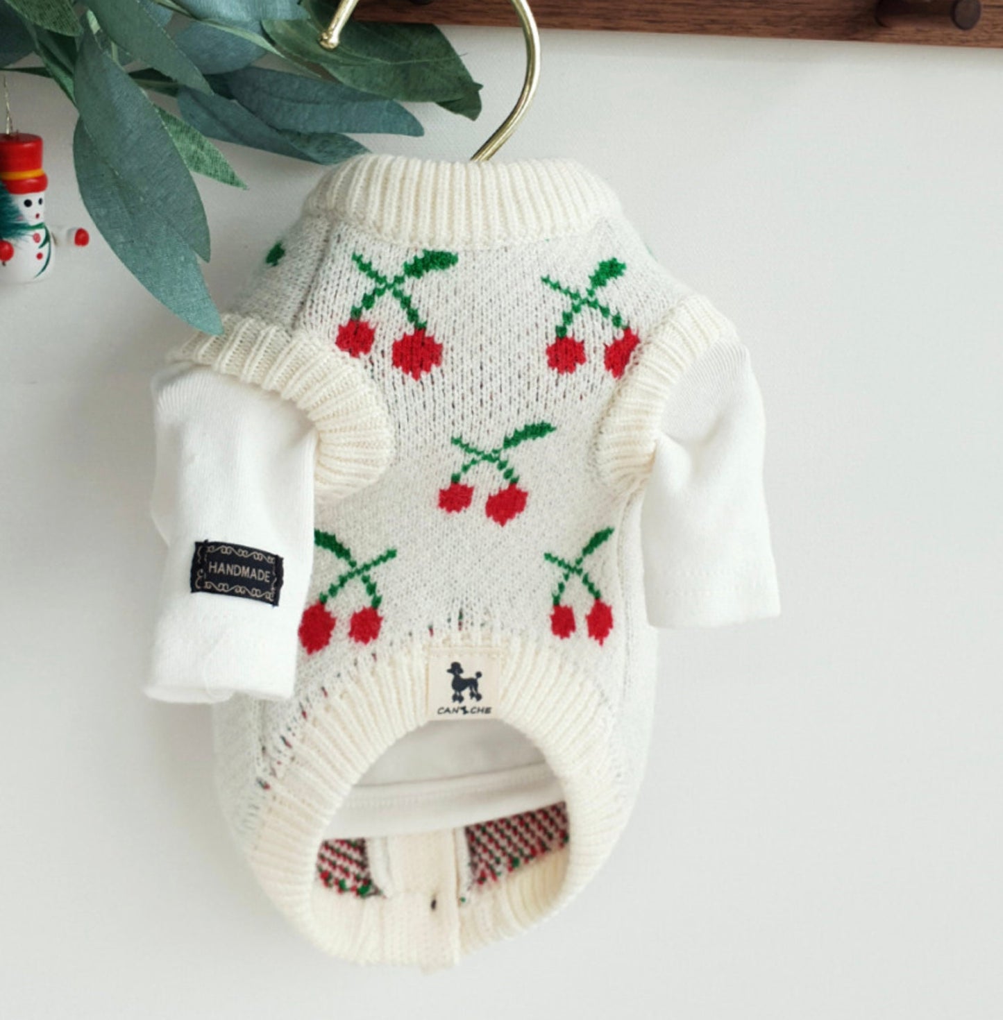 Christmas Cherry Knit Cardigan