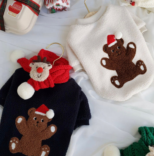 Santa Bear Fleece