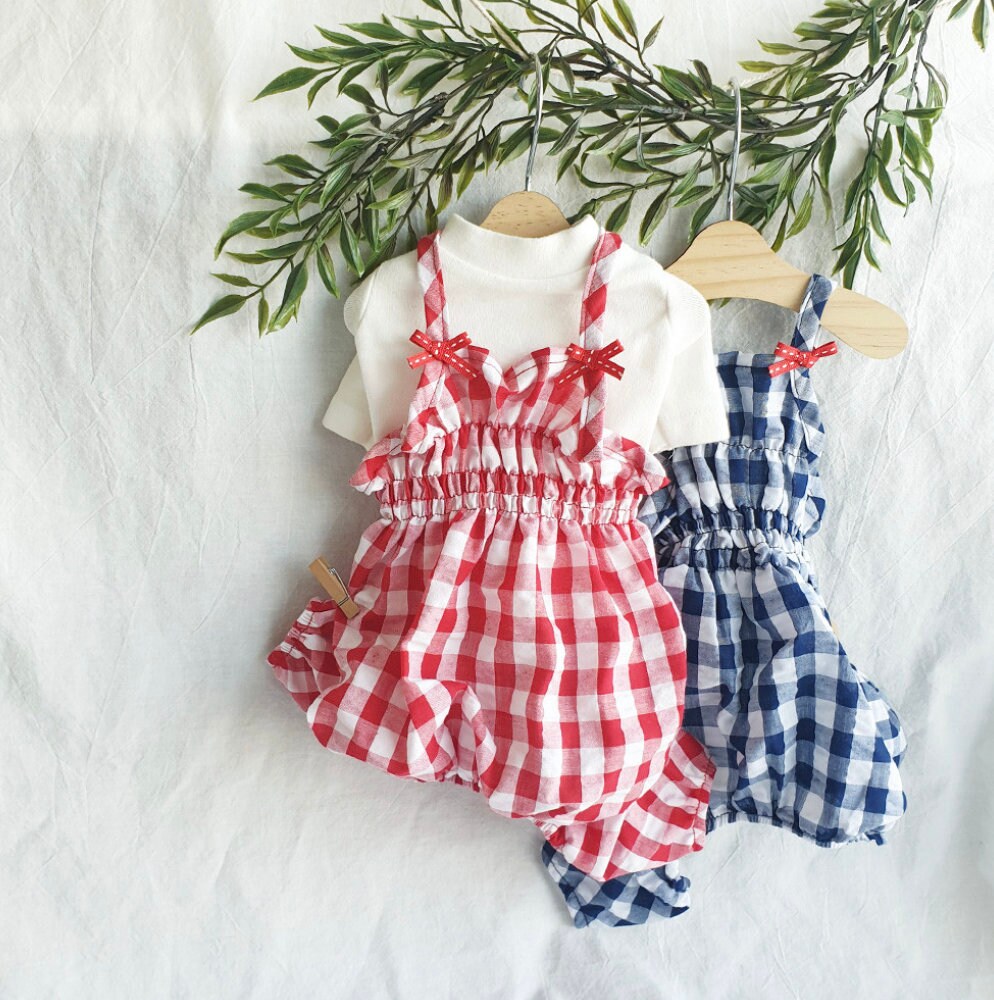 Gingham Overall