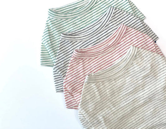 Basic Stripe Round Tee