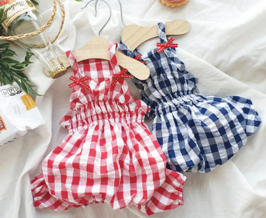 Gingham Overall