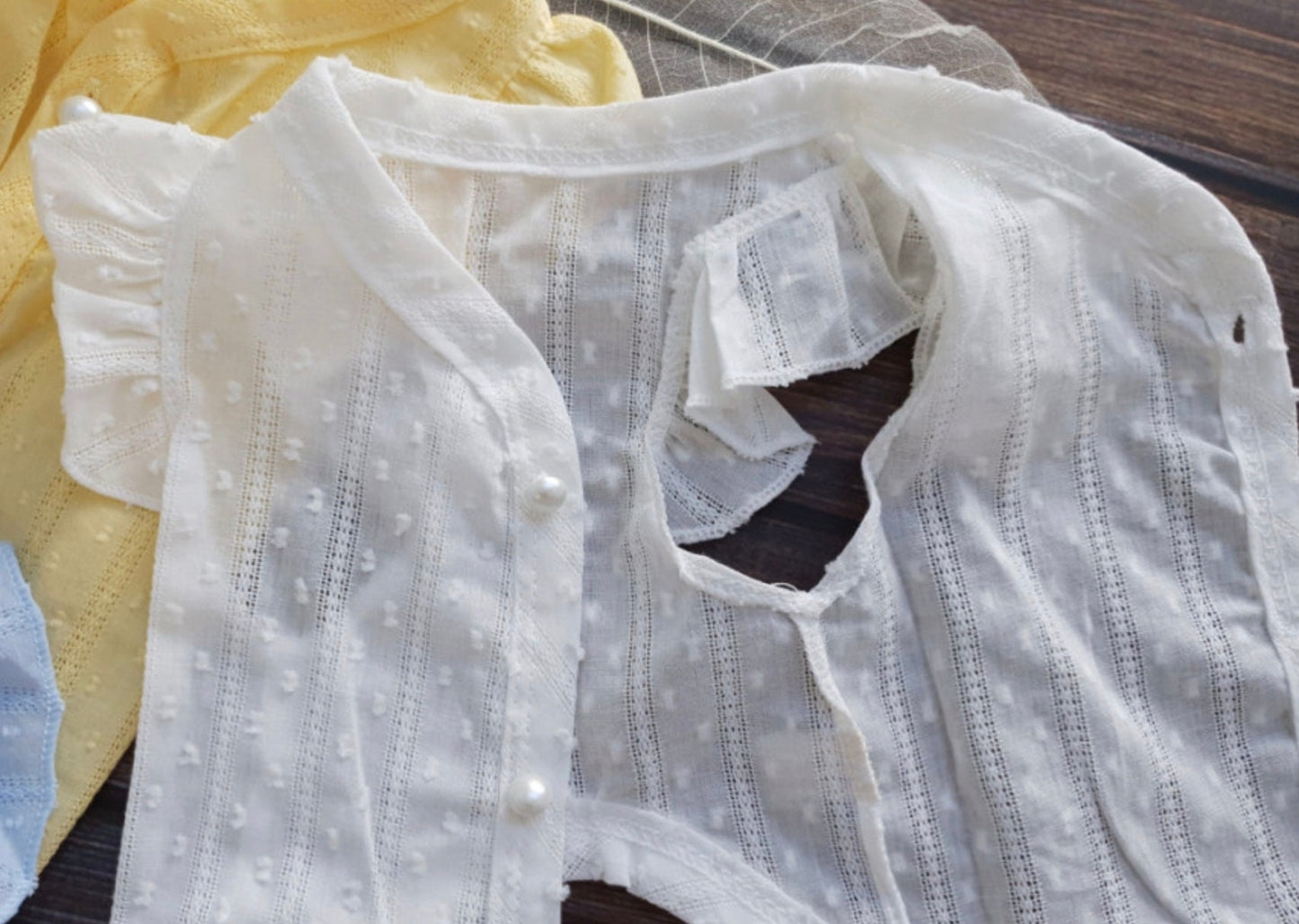 Pearl Linen Blouse