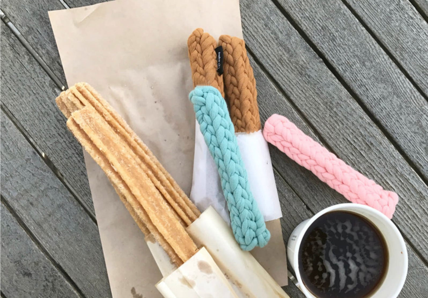 Churro Dog Toy