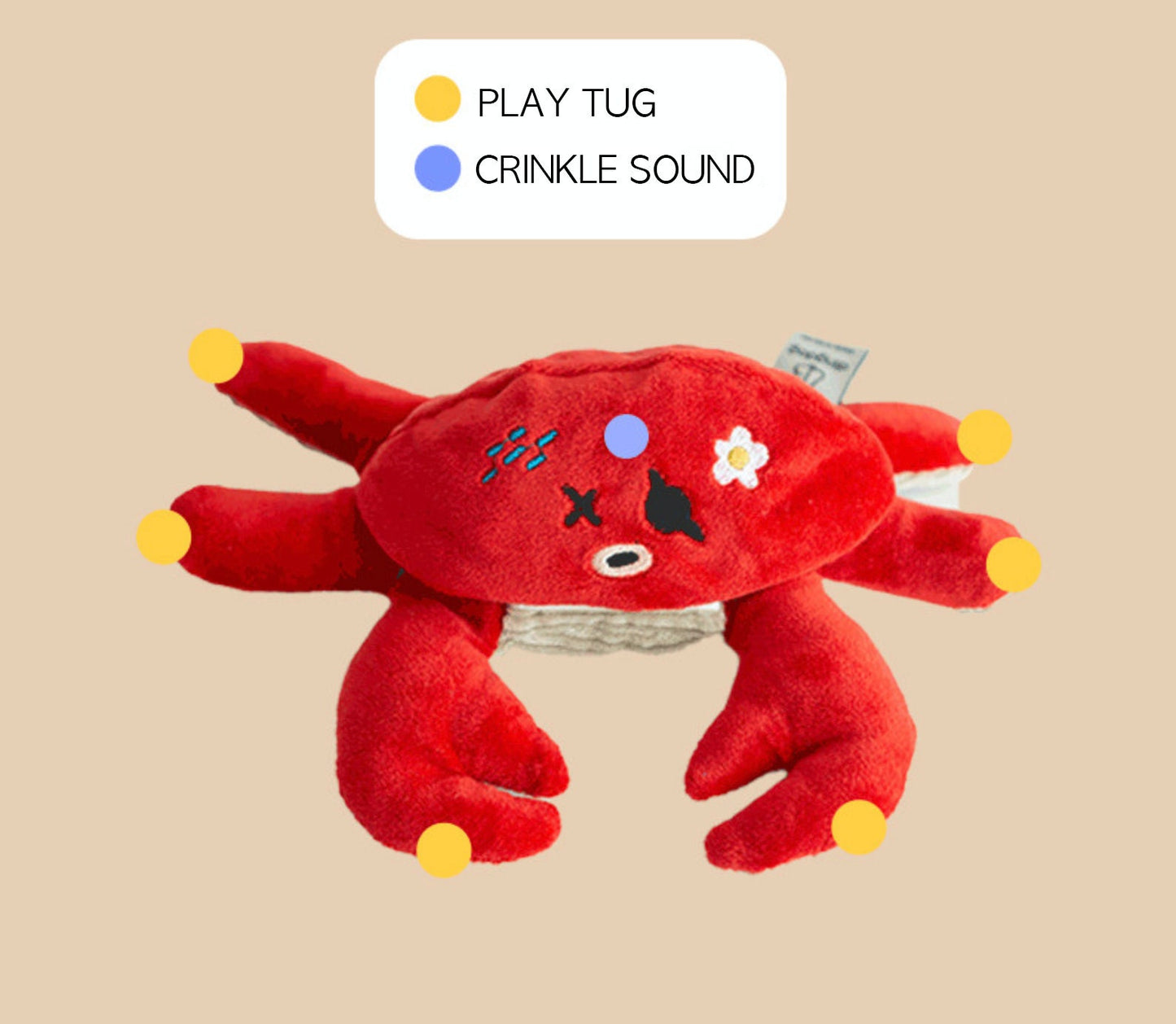 Snuffle Crab Dog Toy