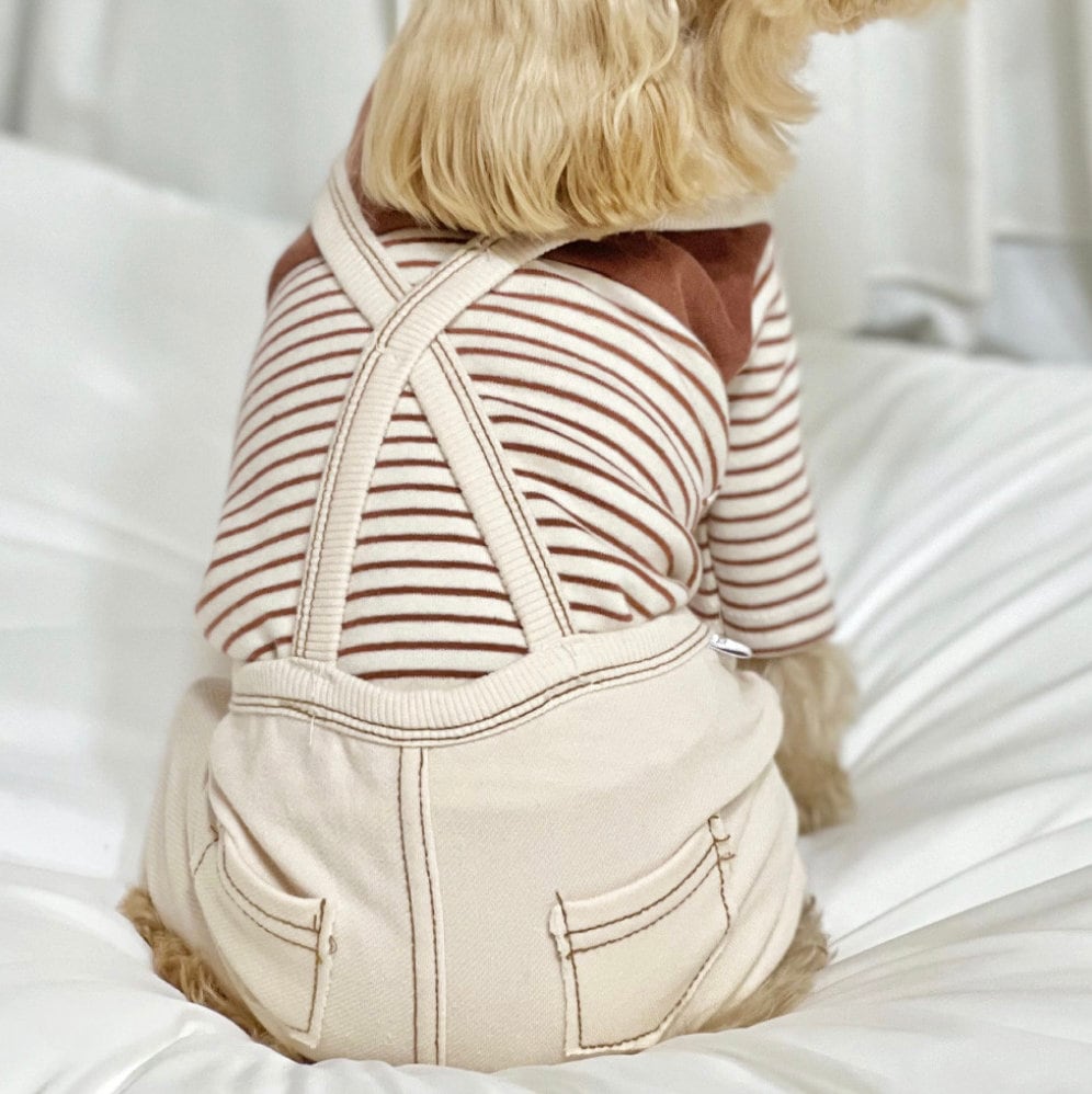 Denim Dog Suspender Overall&Skirt
