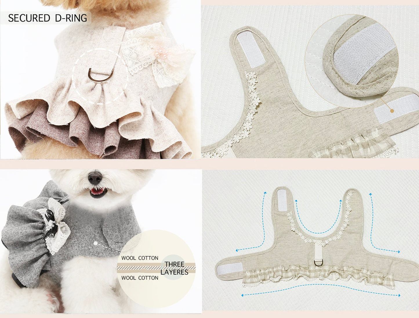 Wool Cotton Dress Harness