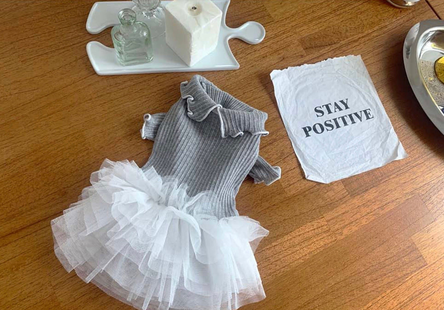 Ribbed Tutu Dress